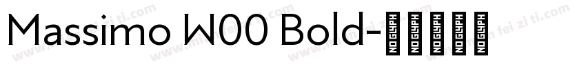 Massimo W00 Bold字体转换